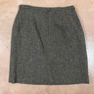 Vintage 70s Wool Midi Skirt‎